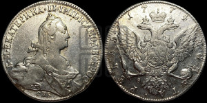 1 рубль 1774 года СПБ/ѲЛ ( СПБ, без шарфа на шее)