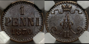 Пенни 1870 года