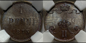 Пенни 1873 года