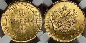 10 марок 1882 года S