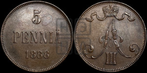 5 пенни 1888 года