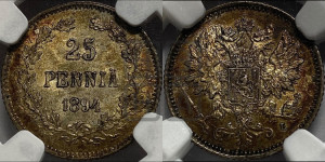 25 пенни 1894 года L