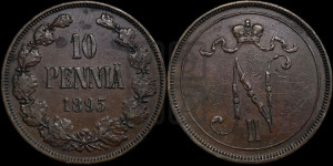 10 пенни 1895 года