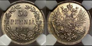 50 пенни 1911 года L