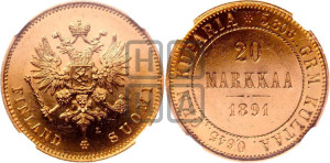20 марок 1891 года L