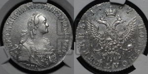 Полуполтинник  1767 года ММД/EI (без шарфа на шее)
