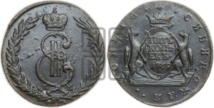 5 копеек 1769 года КМ (для Сибири)