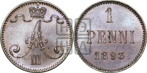 1 пенни 1893 года