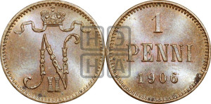 1 пенни 1906 года