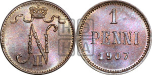 1 пенни 1907 года