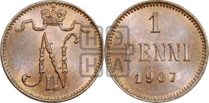 1 пенни 1907 года