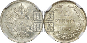 25 пенни 1907 года L