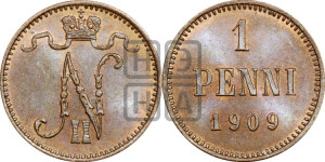 1 пенни 1909 года