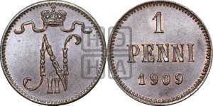 1 пенни 1909 года