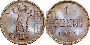 1 пенни 1911 года