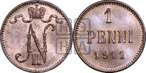 1 пенни 1911 года