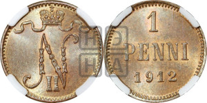 1 пенни 1912 года