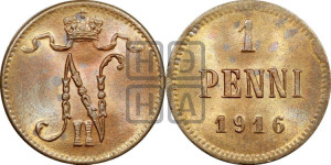 1 пенни 1916 года
