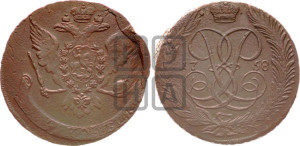 5 копеек 1758 года (без букв)