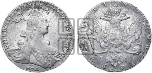 1 рубль 1768 года ММД/EI ( MMД, без шарфа на шее)