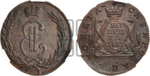 1 копейка 1771 года КМ (для Сибири)