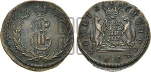 2 копейки 1773 года КМ (для Сибири)