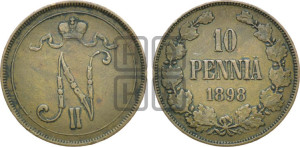 10 пенни 1898 года