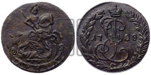 Денга 1788 года КМ (КМ, Сузунский монетный двор)