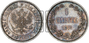 1 марка 1874 года S