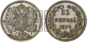 25 пенни 1873 года S