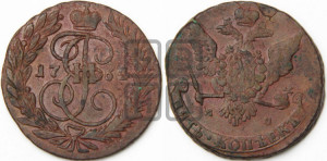 5 копеек 1764 года ММ (ММ, Красный  монетный двор)