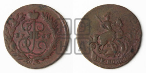 2 копейки 1766 года ММ (ММ, Красный  монетный двор)