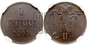 1 пенни 1895 года