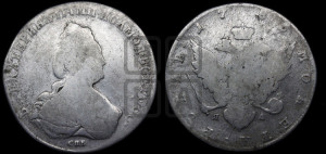 1 рубль 1786 года СПБ/ЯА (новый тип)