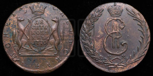 10 копеек 1770 года КМ (для Сибири)