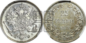 25 пенни 1898 года L