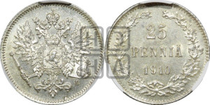 25 пенни 1910 года L