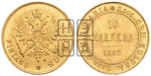 10 марок 1882 года S
