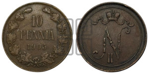 10 пенни 1905 года
