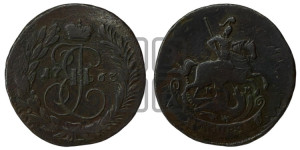 2 копейки 1763 года ММ (ММ, Красный  монетный двор)