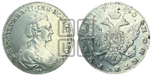 1 рубль 1780 года СПБ/ИЗ (новый тип)
