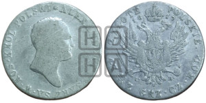 2 злотых 1817 года IВ