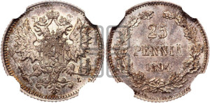 25 пенни 1894 года L