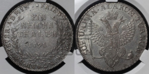 Ein reichsthaler 1798 года
