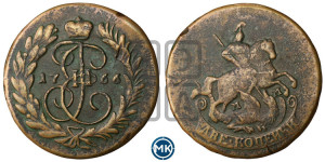 2 копейки 1766 года ММ (ММ, Красный  монетный двор)