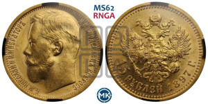 15 рублей 1897 года (АГ)