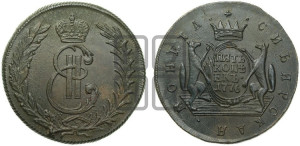 5 копеек 1776 года КМ (для Сибири)