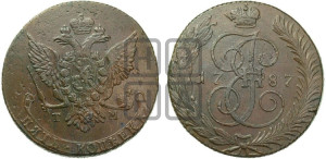 5 копеек 1787 года ТМ (ТМ, Таврический монетный двор)