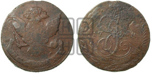 5 копеек 1788 года ММ (ММ, Красный  монетный двор)