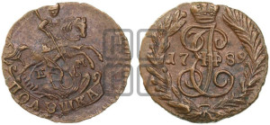 Полушка 1789 года ЕМ (ЕМ, Екатеринбургский монетный двор)